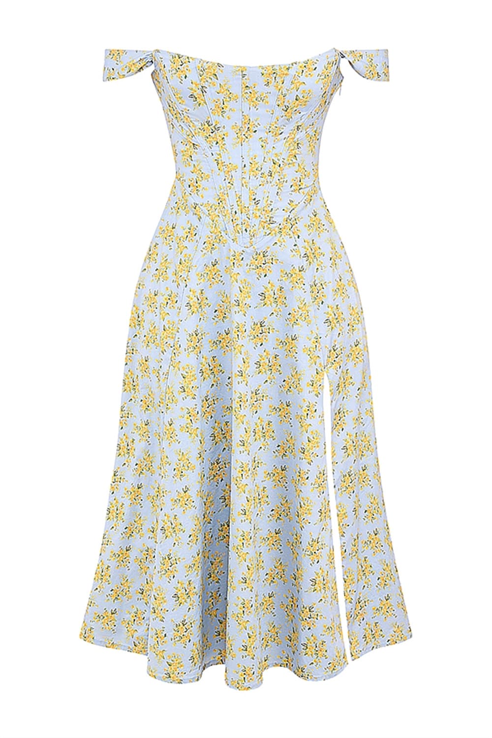 vestido-floral-midi-ombro-azul-corselet vestido-floral-midi-ombro-azul-corselet