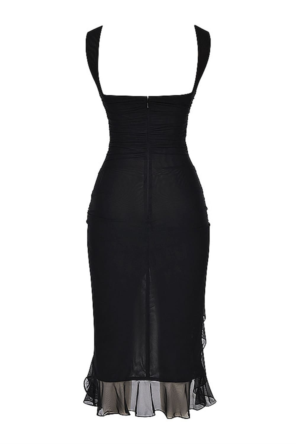 babado-assimetrico-vestido-preto-midi-fenda babado-assimetrico-vestido-preto-midi-fenda