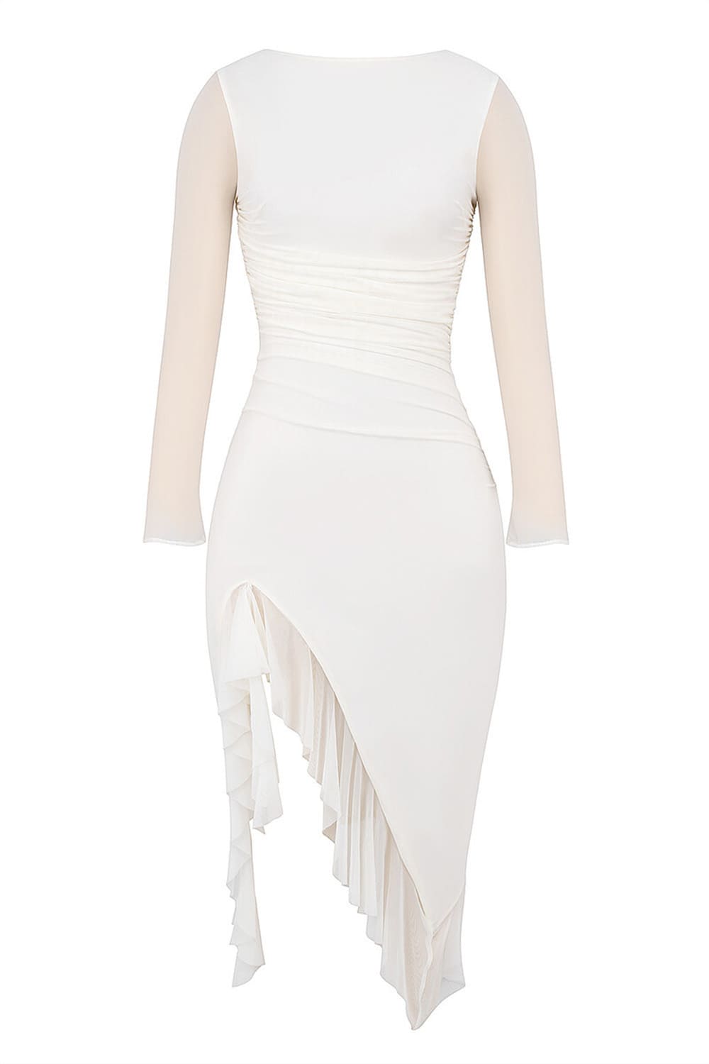 elegante-vestido-branco-midi-babado-assimetrico elegante-vestido-branco-midi-babado-assimetrico