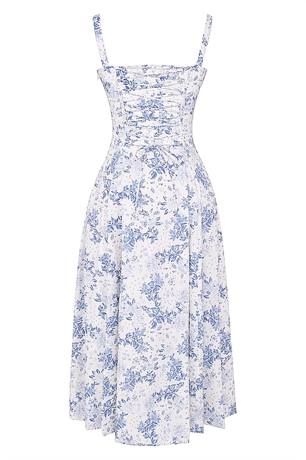 floral-azul-branco-vestido-midi-corpete floral-azul-branco-vestido-midi-corpete