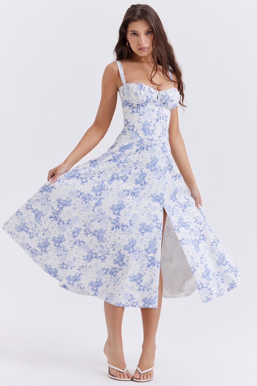 vestido-floral-azul-branco-midi-corpete vestido-floral-azul-branco-midi-corpete