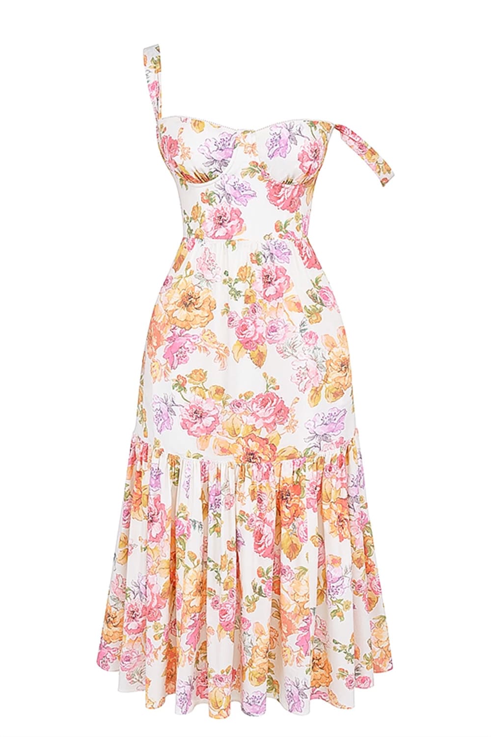 vestido-rosa-amarelo-babado-florido-midi vestido-rosa-amarelo-babado-florido-midi